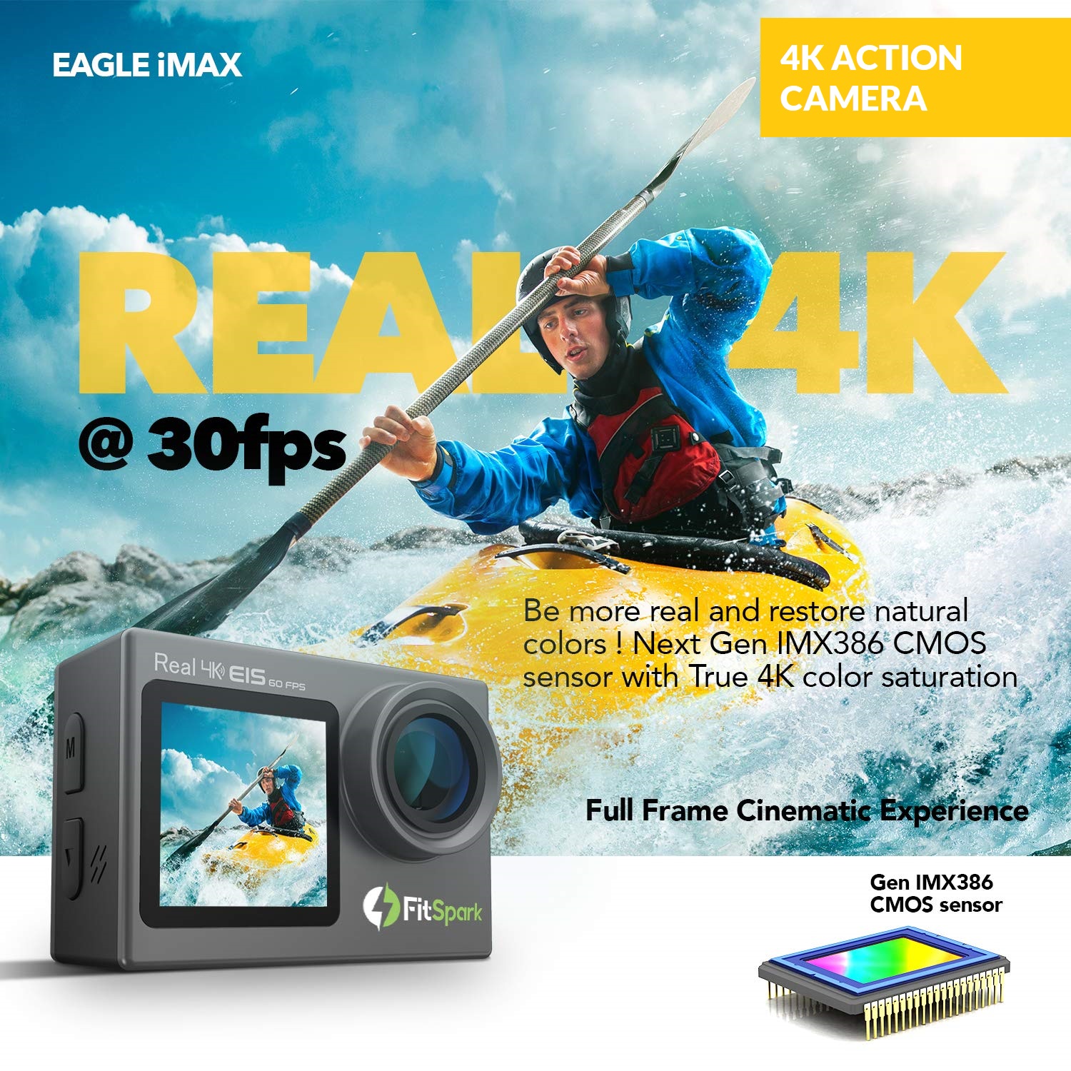 FitSpark Eagle Best 4K Action Camera In India