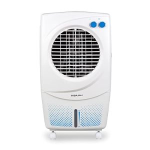 Bajaj PX 97 Torque New 36L Personal Air Cooler for room with DuraMarine™ Pump (2-Yr Warranty by Bajaj), TurboFan Technology, Powerful Air Throw & 3-Speed Control, Portable air cooler for home, White