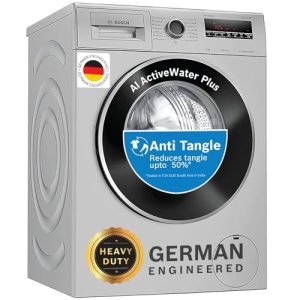 Bosch 8 kg 5 Star 1400RPM INVERTER TOUCH CONTROL Fully Automatic Front Load with Heater Silver (WAJ28262IN)