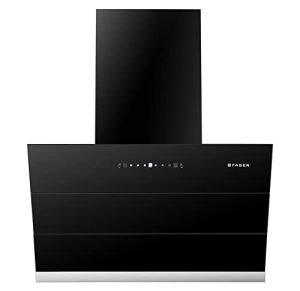Faber 60 cm 1350 m³/hr Slant, Filterless Auto Clean Chimney,12Yr Warranty on Motor (2Yr Comprehensive), Itailan Design, (HOOD BLISS FL SC AC BK 60, Touch & Gesture Control, Black)