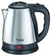 Prestige 1.5 Litres Electric Kettle (PKOSS 1.5)|1500W | Silver - Black| Automatic Cut-off | Stainless Steel | Rotatable Base | Power Indicator | Single-Touch Lid Locking