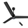 atomberg Renesa 1200mm BLDC Motor 5 Star Rated Sleek Ceiling Fans with Remote | Upto 65% Energy Saving | 2+1 Year Warranty (Midnight Black) | Winner of National Energy Conservation Awards (2022)