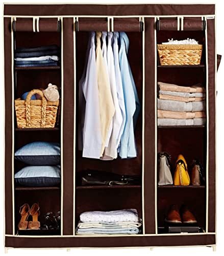 Solimo 3-Door Foldable Wardrobe